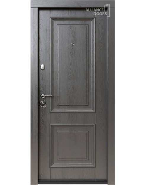 Ușă Exterior LAURA (Stejar gri / Stejar alb)